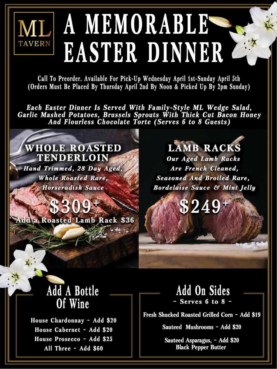 ML Tavern Easter Dinner 2026 – A Memorable Easter Dinner